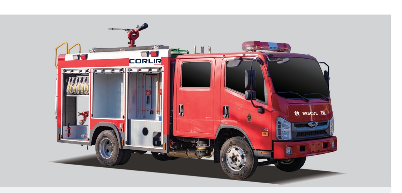 Foton H2 2.5 m³ Water Tank Fire Truck