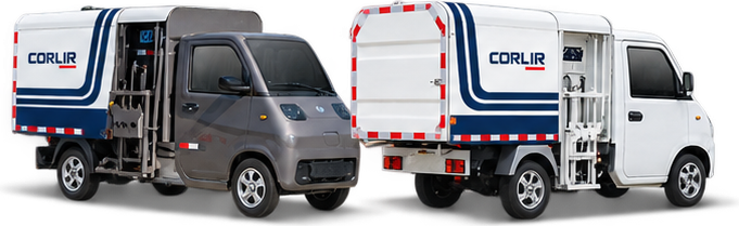 Electric Self-Loading Refuse Truck — Side Loading